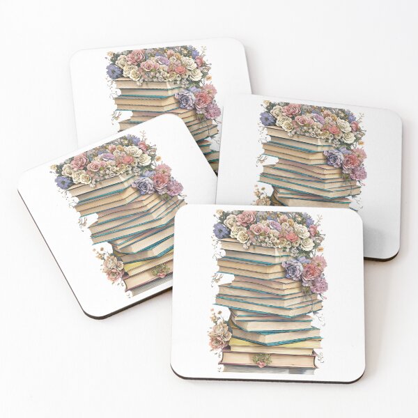 Item preview, Charming Sfumato Floral Book Stack Art designed and sold by Mechanical-Artt.