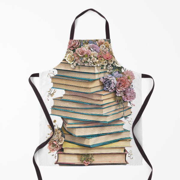 Aperçu de l'œuvre Charmant sfumato floral livre stack art créée et vendue par Mechanical-Artt.