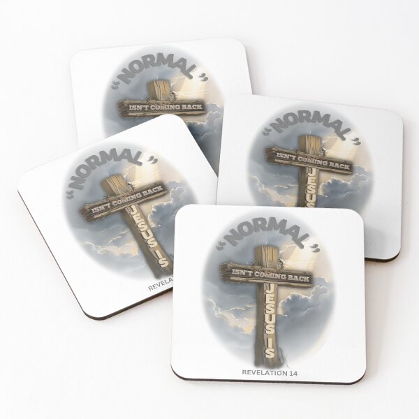Item preview, "NORMAL" isn't coming back, JESUS IS. designed and sold by Canvations.