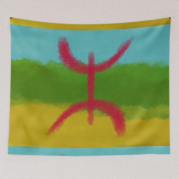 Artikelvorschau, Amazigh-Flagge in Aquarell entworfen und verkauft von AHMA99.