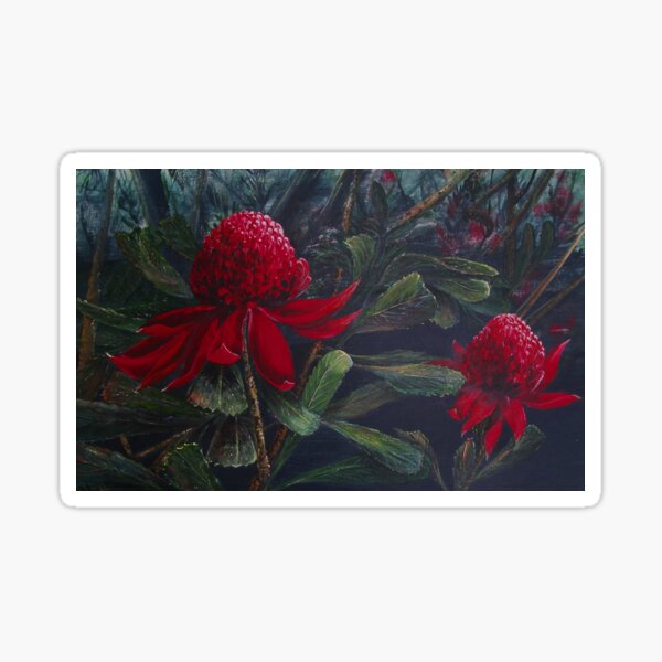 Item preview, Waratah designed and sold by HelenSpicerArt.