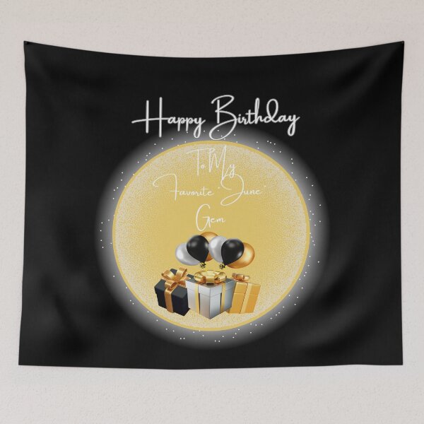 Item preview, June Gemstone Pearl - Birthday Wishes in Traditional Gemstone Colors designed and sold by signshirtz.