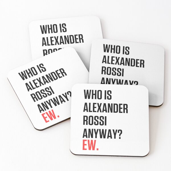 Item preview, Who is Alexander Rossi Anyway? Ew,  designed and sold by Box Box Shop.