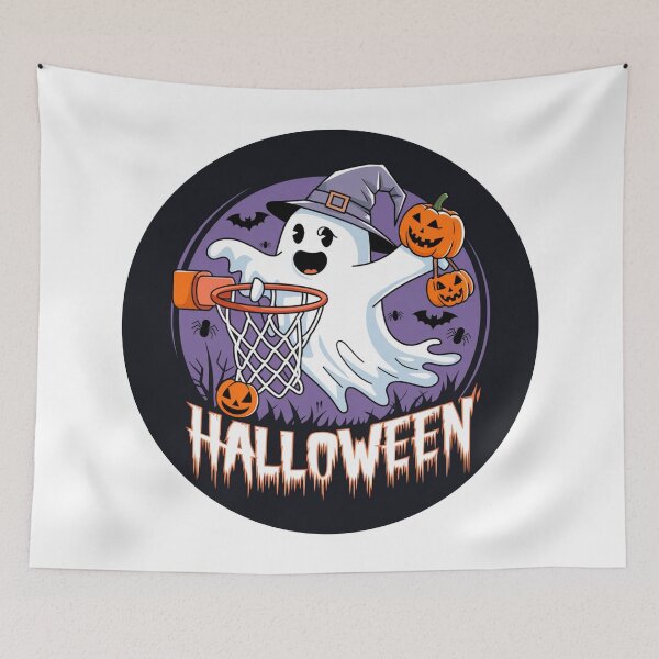 Item preview, Halloween Basketball designed and sold by CookiesMerch.