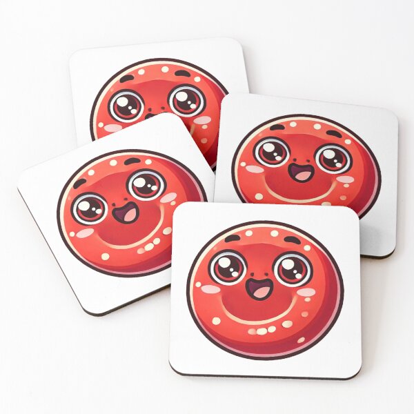 Item preview, Happy Red Blood Cell designed and sold by sc1ence.