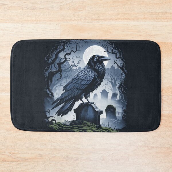 Item preview, GOTHIC RAVEN HALLOWEEN GRAPHIC DESIGN  designed and sold by YourTrendyTees.