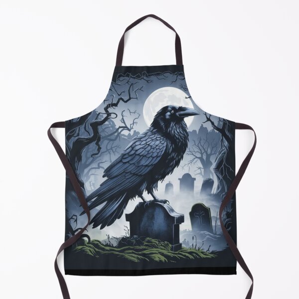 Item preview, GOTHIC RAVEN HALLOWEEN GRAPHIC DESIGN  designed and sold by YourTrendyTees.