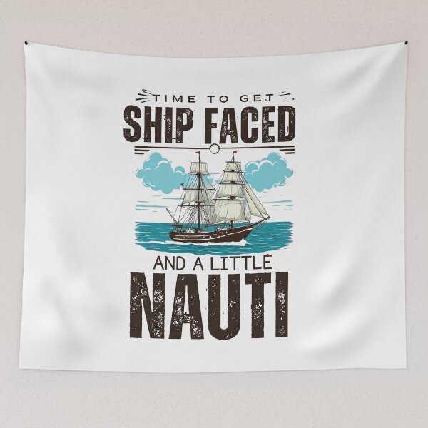 Item preview, TIME TO GET SHIPFACED AND A LIL | Bachelorette Party | Cruise | Travel Trip designed and sold by FitEnvy.