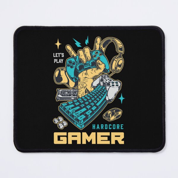Item preview, Let's play! Hardcore Gamer designed and sold by Faissal Thomass.