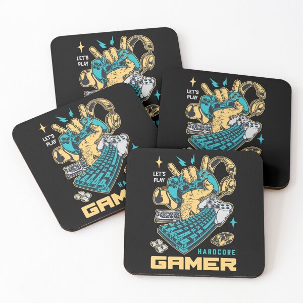 Item preview, Let's play! Hardcore Gamer designed and sold by Faissal Thomass.