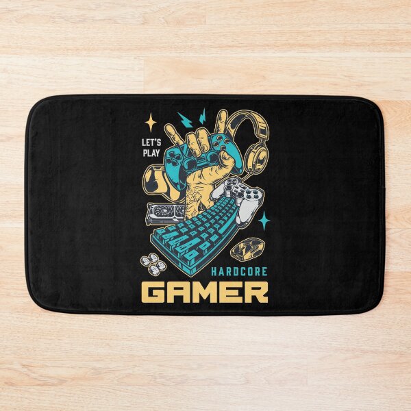Item preview, Let's play! Hardcore Gamer designed and sold by Faissal Thomass.