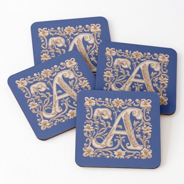 Item preview, Embroidered letter A designed and sold by TomaszGolaski.