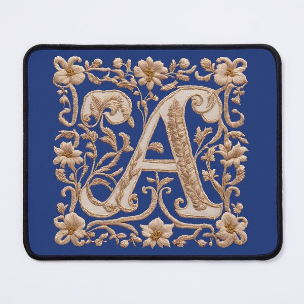 Item preview, Embroidered letter A designed and sold by TomaszGolaski.