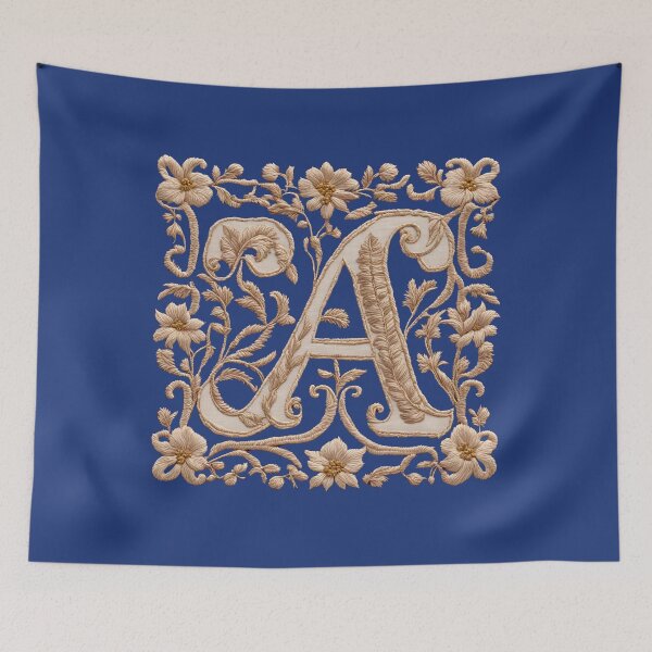 Item preview, Embroidered letter A designed and sold by TomaszGolaski.