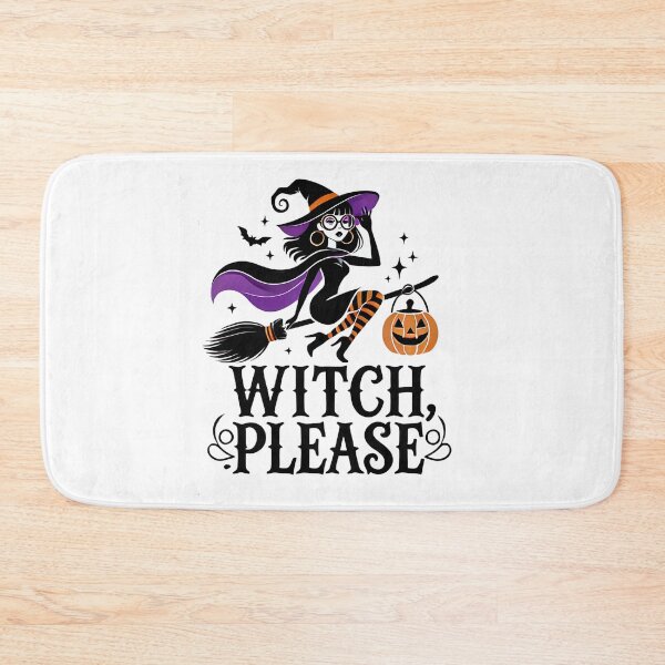 Item preview, "Witch, Please" - Sassy and Stylish Witch Flying Graphic designed and sold by Flying Penguins.