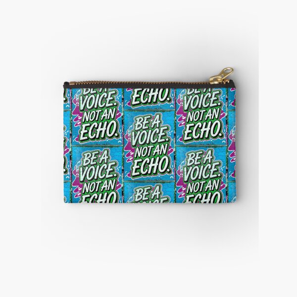 Item preview, Be A Voice Not An Echo Positive Motivational Quote designed and sold by TheArtOfPat.