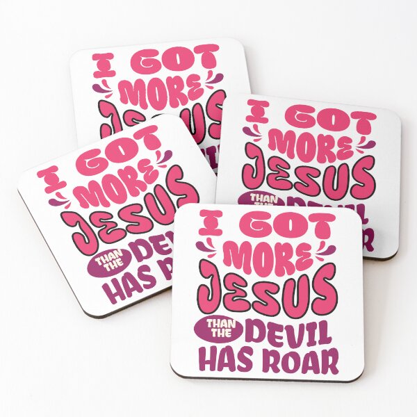 Item preview, I got more Jesus than the Devil has roar designed and sold by S4G Tees.