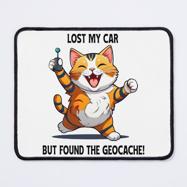 Item preview, Lost my car, but found the geocache! designed and sold by Kspirit Designs.