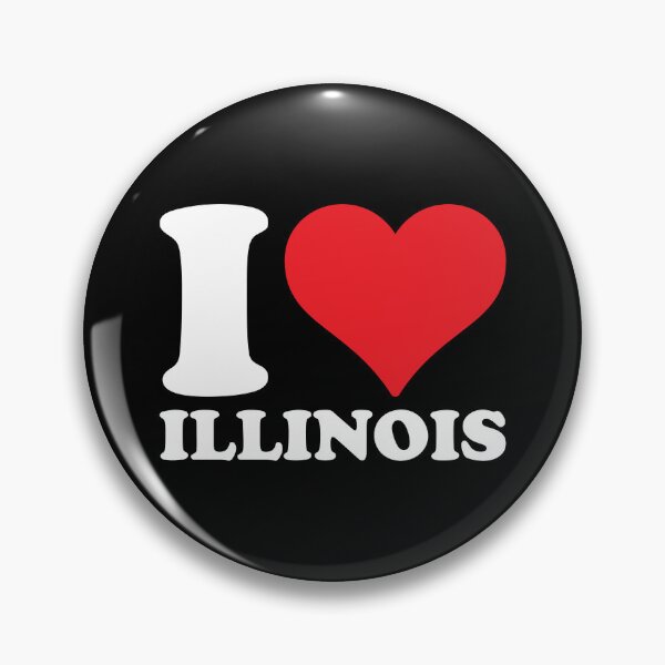 Item preview, I Love Illinois designed and sold by PaintedPixels01.