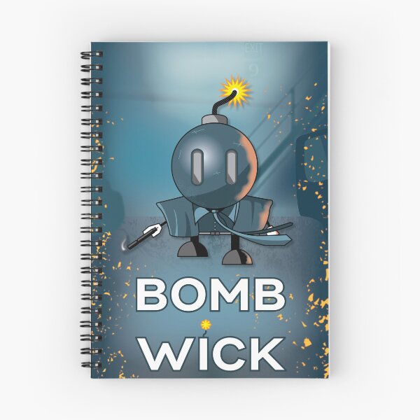 Item preview, Bomb Wick Bomb Omb Sticker designed and sold by LostVikingtees.