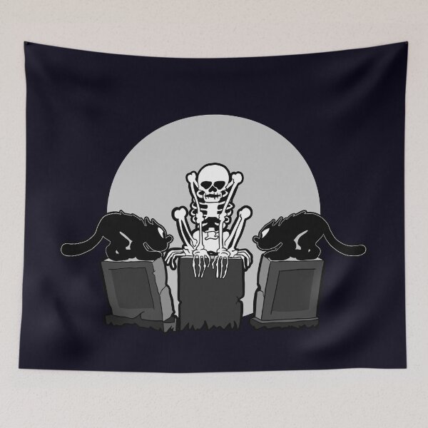 Item preview, Gravestone Skeleton designed and sold by robotghost.