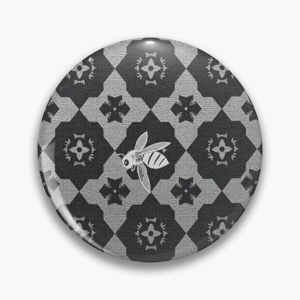 Item preview,  Gray and Black Hive Printed Textile Pattern designed and sold by hjian8219.