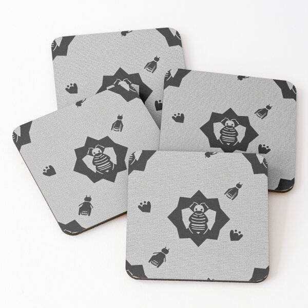 Item preview,  Gray and Black Hive Printed Textile Pattern designed and sold by hjian8219.