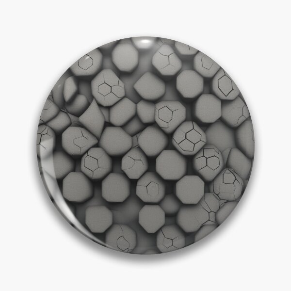 Item preview,  Gray and Black Hive Printed Textile Pattern designed and sold by hjian8219.