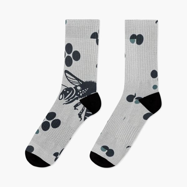 Item preview,  Gray and Black Hive Printed Textile Pattern designed and sold by hjian8219.