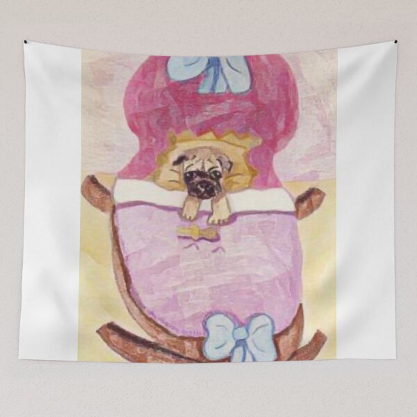 Item preview, Puppy In Crib designed and sold by pinkyjainpan.