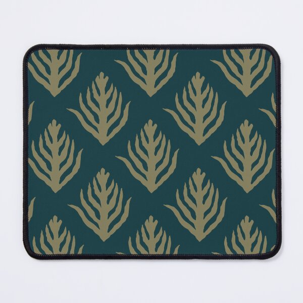 Item preview, Big leaf fern on midnight blue designed and sold by aysegulkacar.