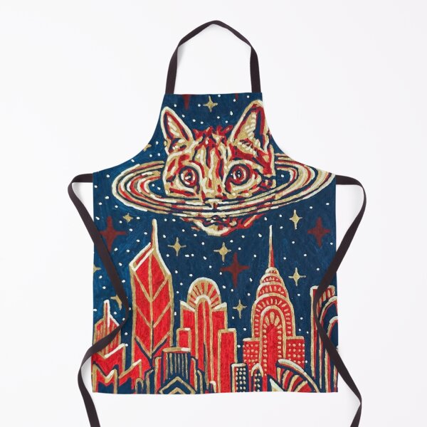 Item preview, Art Deco Space Cat designed and sold by RaLiz.