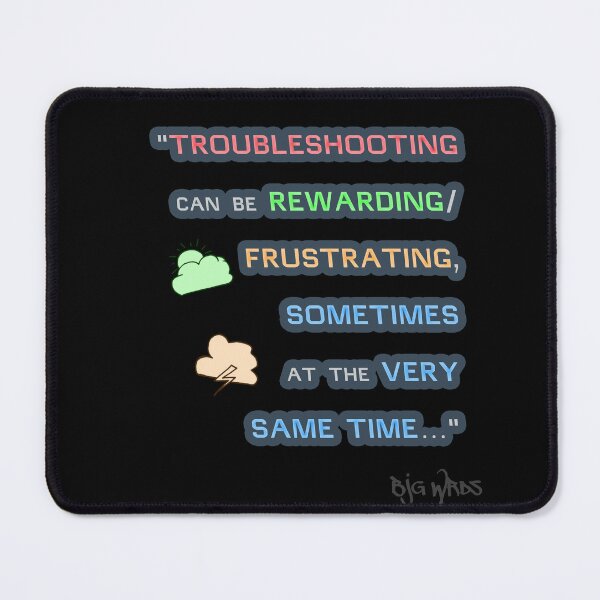 Item preview, "TROUBLESHOOTING..." Quote 09/23/2024 designed and sold by BJGWRDS.