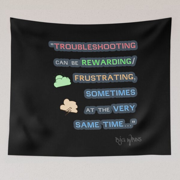 Item preview, "TROUBLESHOOTING..." Quote 09/23/2024 designed and sold by BJGWRDS.