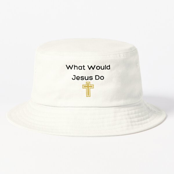 Vista previa del artículo con la obra «¿Qué haría Jesús?, negro/dorado», diseñado y vendido por Redeemed365.