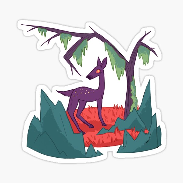 Deer Island Sticker
