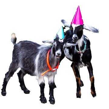 Artwork thumbnail, Party Goats by BrushMunchers
