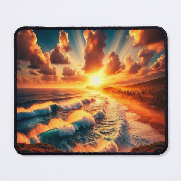 Item preview, Evening at the Beach designed and sold by PamsAIArt.