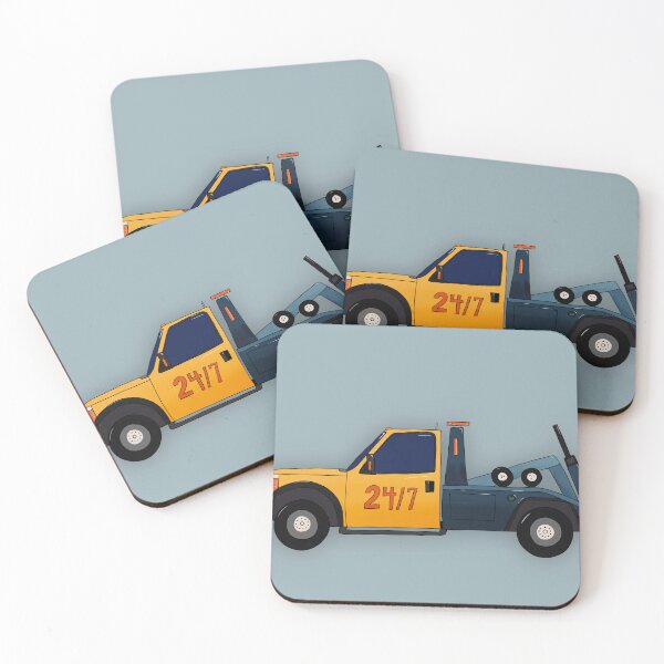 Item preview, Modern yellow and blue tow truck designed and sold by Antoine Marineau Bélanger.