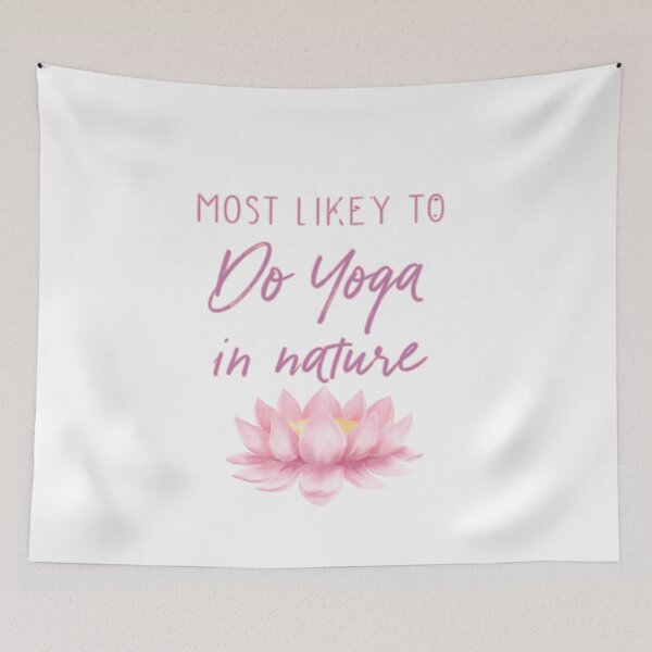 Item preview, Most likely to do yoga in nature | Bachelorette Party | Cruise | Travel Trip designed and sold by FitEnvy.