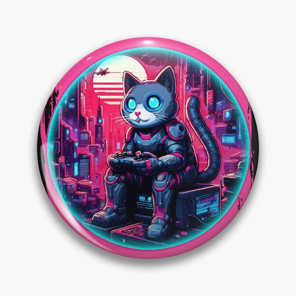 Item preview, Futuristic Feline Tech designed and sold by Nostalgia Busters.