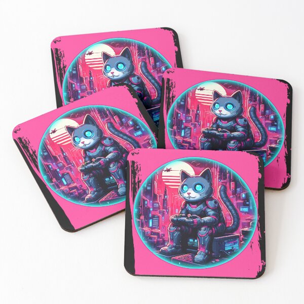 Item preview, Futuristic Feline Tech designed and sold by Nostalgia Busters.