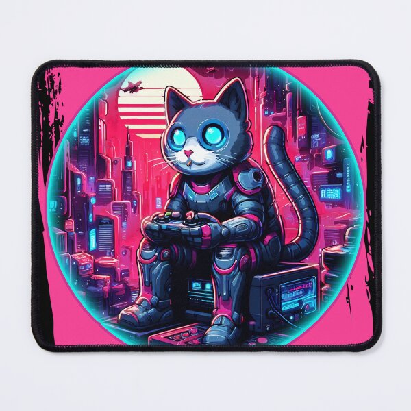 Item preview, Futuristic Feline Tech designed and sold by Nostalgia Busters.