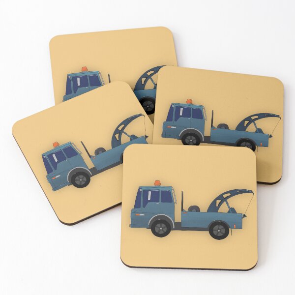 Item preview, Vintage blue pickup truck tow truck designed and sold by Antoine Marineau Bélanger.