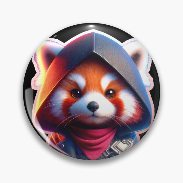 Item preview, Cyberpanda! The cute red panda from the neon-lit streets who's a real killer for your heart! designed and sold by geetarv.
