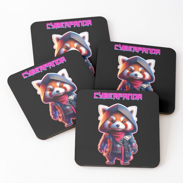 Item preview, Cyberpanda! The cute red panda from the neon-lit streets who's a real killer for your heart! designed and sold by geetarv.
