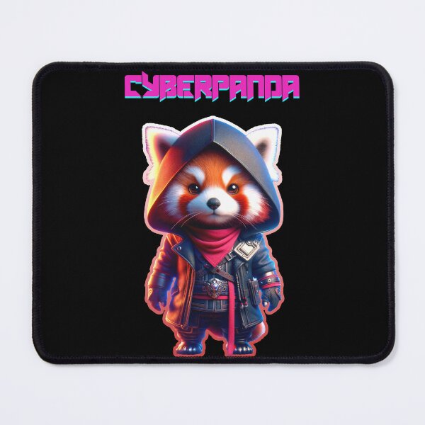 Item preview, Cyberpanda! The cute red panda from the neon-lit streets who's a real killer for your heart! designed and sold by geetarv.