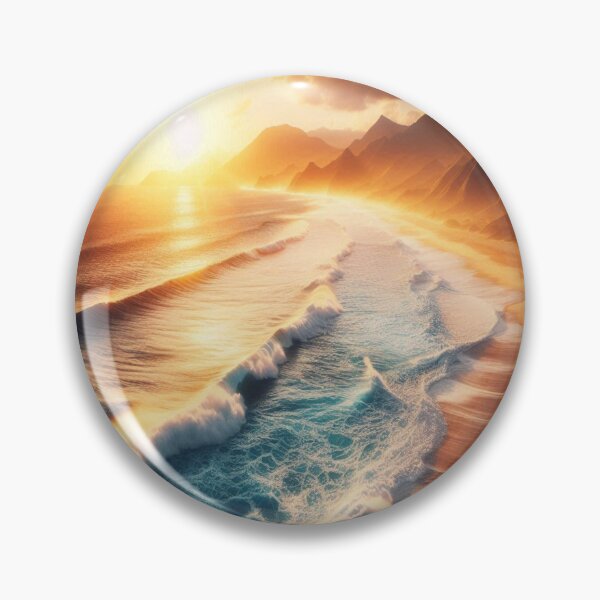 Item preview, Evening at the Beach 2 designed and sold by PamsAIArt.