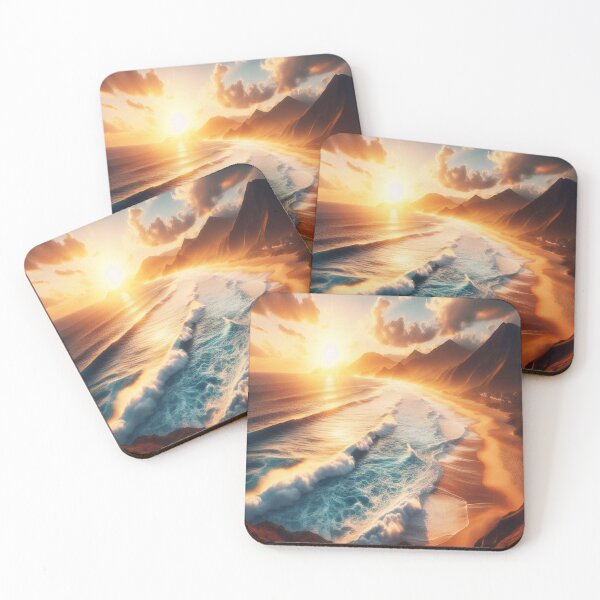 Item preview, Evening at the Beach 2 designed and sold by PamsAIArt.