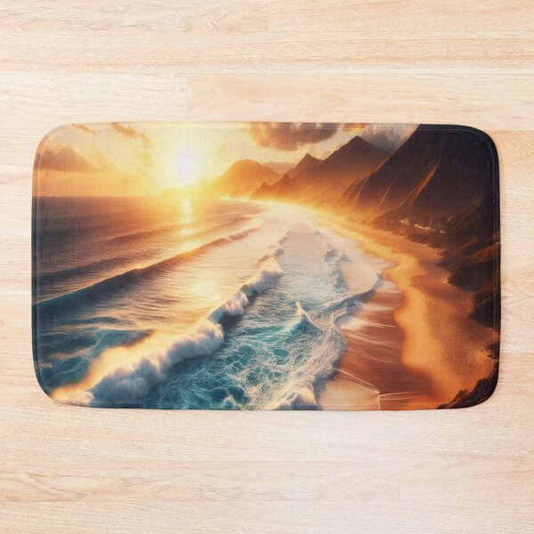 Item preview, Evening at the Beach 2 designed and sold by PamsAIArt.